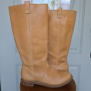 Cole Haan Tan Heeled Boots